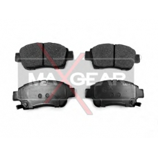 19-0489 MAXGEAR Комплект тормозных колодок, дисковый тормоз