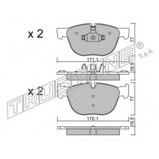 786.0 TRUSTING Комплект тормозных колодок, дисковый тормоз