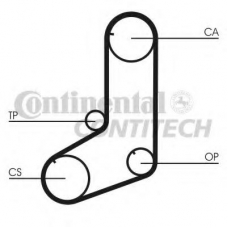 CT825K1 CONTITECH Комплект ремня грм