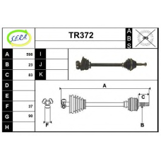 TR372 SERA Приводной вал