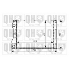 QER2097 QUINTON HAZELL Радиатор, охлаждение двигателя