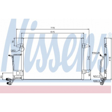 94594 NISSENS Конденсатор, кондиционер