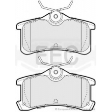 BRP1354 EEC Комплект тормозных колодок, дисковый тормоз
