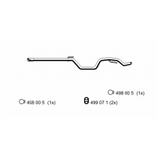 043472 ERNST Труба выхлопного газа