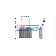 0690501 KUHLER SCHNEIDER Теплообменник, отопление салона