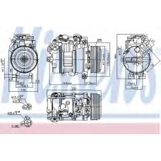 89593 NISSENS Компрессор, кондиционер