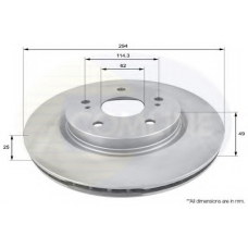 ADC0923V COMLINE Тормозной диск
