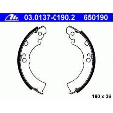 03.0137-0190.2 ATE Комплект тормозных колодок