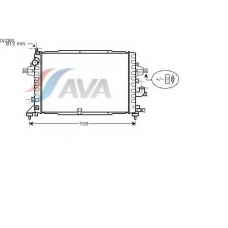 OL2383 AVA Радиатор, охлаждение двигателя