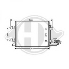 8229500 DIEDERICHS Конденсатор, кондиционер