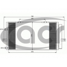 300647 ACR Конденсатор, кондиционер