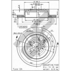 24641 AP Тормозной диск