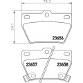 8DB 355 010-521 HELLA Комплект тормозных колодок, дисковый тормоз