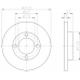 MDC1284 MINTEX Тормозной диск