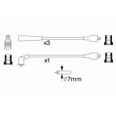 0 986 356 710 BOSCH Комплект проводов зажигания