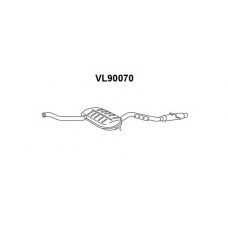 VL90070 VENEPORTE Предглушитель выхлопных газов