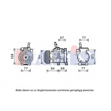 852668N AKS DASIS Компрессор, кондиционер