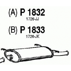 P1832 FENNO Глушитель выхлопных газов конечный