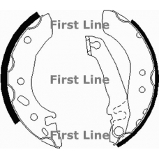 FBS055 FIRST LINE Комплект тормозных колодок