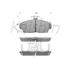 D5103 KAISHIN Комплект тормозных колодок, дисковый тормоз