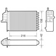 1228031 CTR Теплообменник, отопление салона
