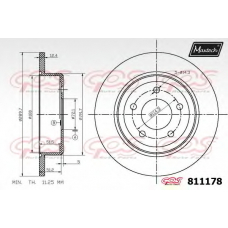 811178.6060 MAXTECH Тормозной диск