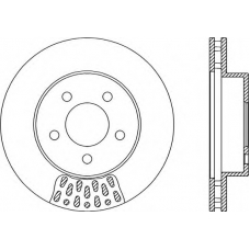 BDR2167.20 OPEN PARTS Тормозной диск