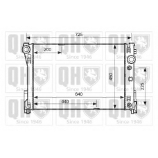 QER1816 QUINTON HAZELL Радиатор, охлаждение двигателя