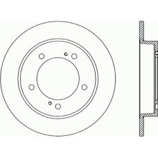 BDR1498.10 OPEN PARTS Тормозной диск