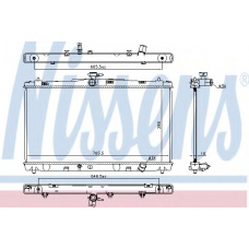 646869 NISSENS Радиатор, охлаждение двигателя