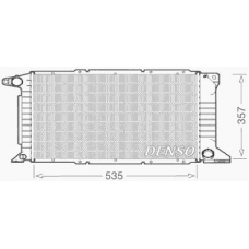 DRM10101 DENSO Радиатор, охлаждение двигателя