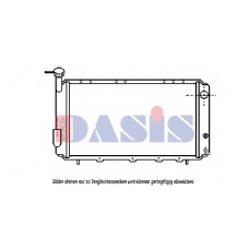 350012N AKS DASIS Радиатор, охлаждение двигателя