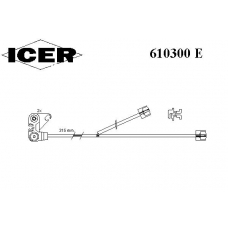 610300 E ICER Сигнализатор, износ тормозных колодок