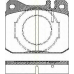 8110 23238 TRISCAN Комплект тормозных колодок, дисковый тормоз