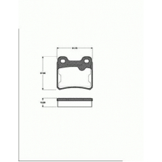 1501223608 S.b.s. Комплект тормозных колодок, дисковый тормоз
