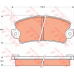 GDB7554 TRW Комплект тормозных колодок, дисковый тормоз