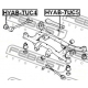 HYAB-TUC4<br />FEBEST<br />Подвеска, рычаг независимой подвески колеса