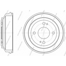 H340A00 NPS Тормозной барабан