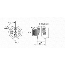 943355019010 MAGNETI MARELLI Генератор