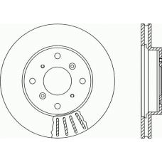 BDR1217.20 OPEN PARTS Тормозной диск