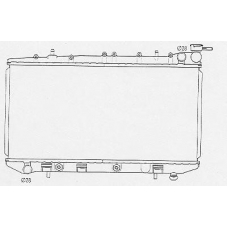 0100793 BEHR Radiator