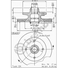 09.4471.10 BREMBO Тормозной диск