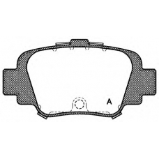 BPA0499.00 OPEN PARTS Комплект тормозных колодок, дисковый тормоз