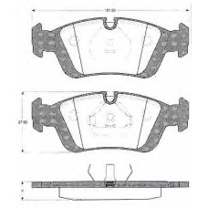BLF531 QUINTON HAZELL Комплект тормозных колодок, дисковый тормоз