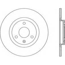 BDR1108.10 OPEN PARTS Тормозной диск