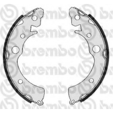 S 28 505 BREMBO Комплект тормозных колодок