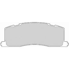 FD6904A NECTO Комплект тормозных колодок, дисковый тормоз