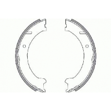 18492748562 S.b.s. Комплект тормозных колодок, стояночная тормозная с