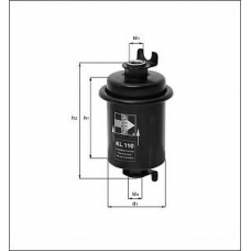 KL 112 MAHLE Топливный фильтр