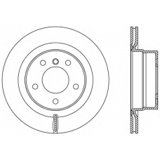 BDR2532.20 OPEN PARTS Тормозной диск